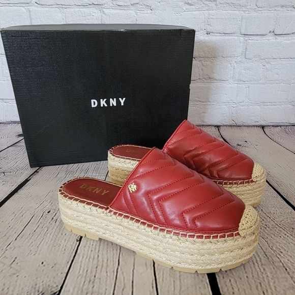 DKNY Ricki Espadrille Flatform Mules - Picture 4 of 8